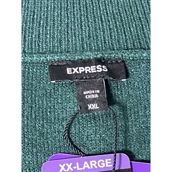 Express Bow Cardigan Women’s XXL June Bug Long Sleeve 2 Snap - Picture 4 of 12